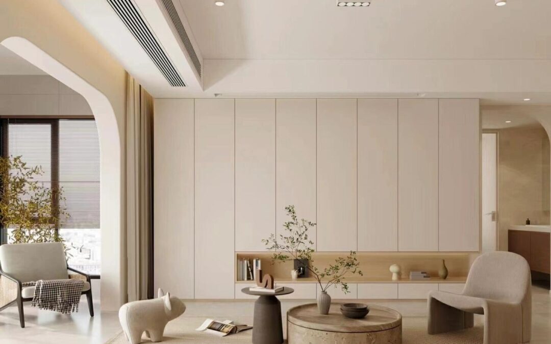 living room custom panel furniture tv cabinet layout design